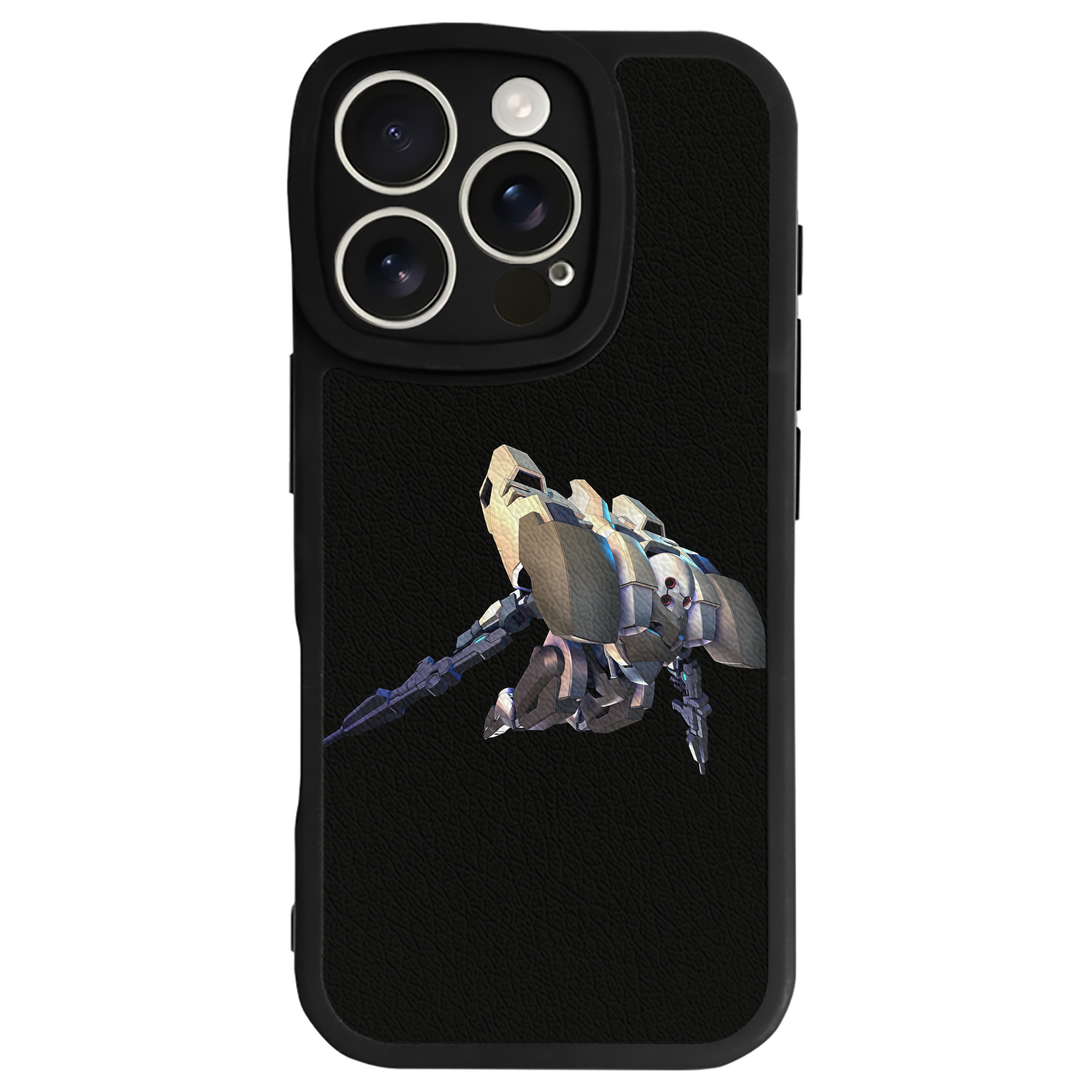 （画像用） 機動戦士ガンダム Mobile Suit Gundam 【iPhone 16シリーズ対応】シリコンスマホケース（レザー調） 材質：シリコン
